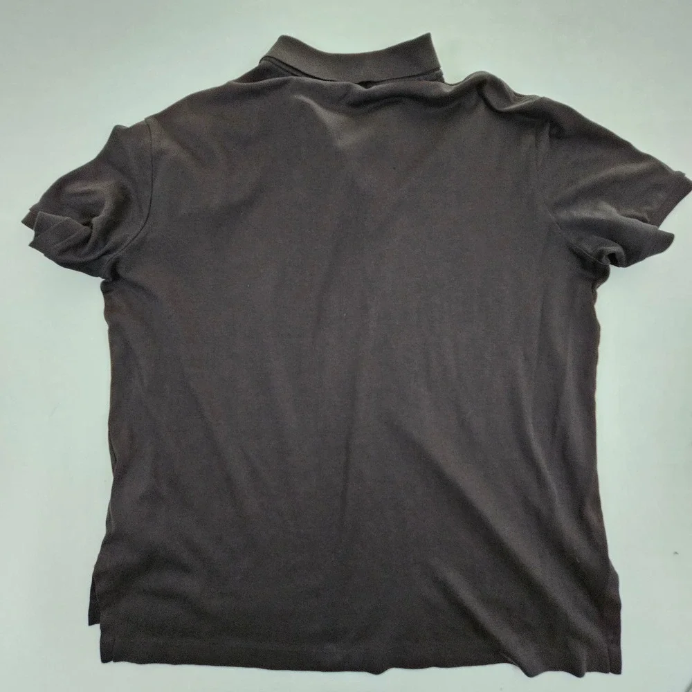 Polo Ralph Lauren‎ Mens Pima Soft Touch Cotton Polo Shirt Black Large Short Slv